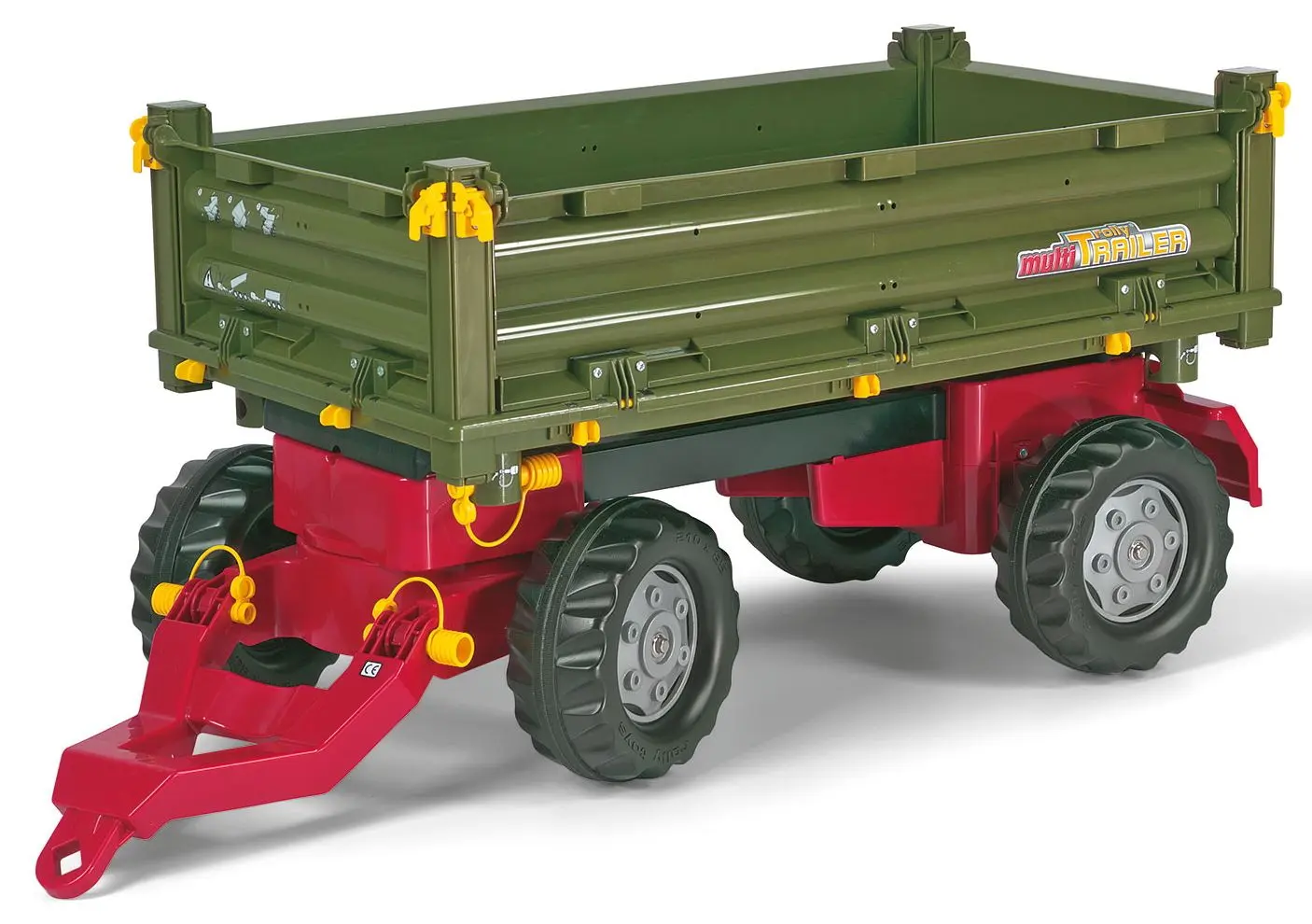 Remorca pentru tractor cu pedale RollyToys rollyMulti 125005 (Green/Red)