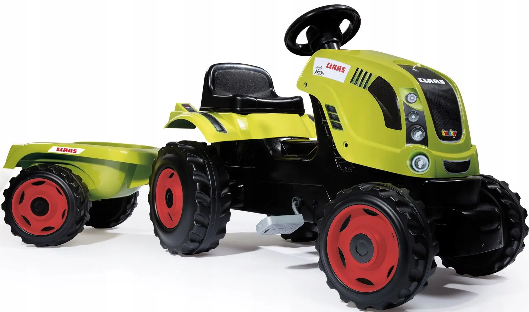 Tractor pedale cu remorca Smoby Class Farmer XL (Green)
