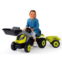 Tractor cu pedale si remorca Smoby Farmer Max 710132 (Green) Thumb