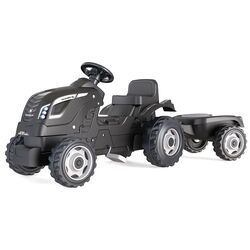 Tractor cu pedale si remorca Smoby Farmer XL 710131 (Black)