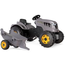 Педальный трактор с прицепом Smoby Stronger XXL 710202 (Grey) Thumb