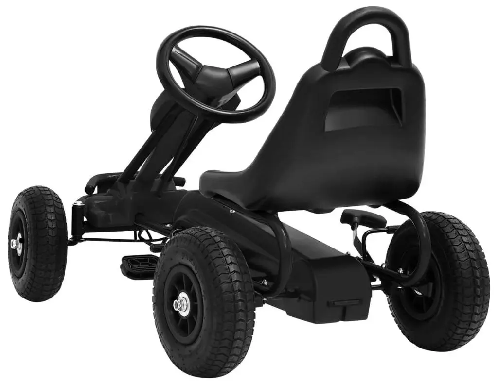 Carting cu pedale VidaXL 80199 (Black)