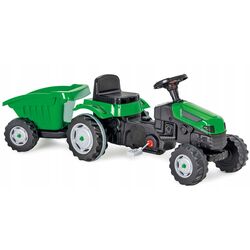 Tractor cu pedale si remorca Woopie Farmer GoTrac Maxi 28286 (Green)