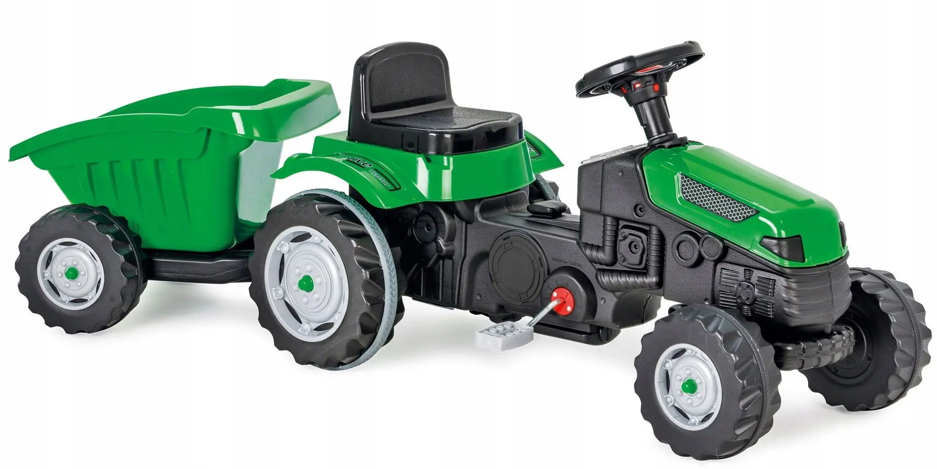 Tractor cu pedale si remorca Woopie Farmer GoTrac Maxi 28286 (Green)