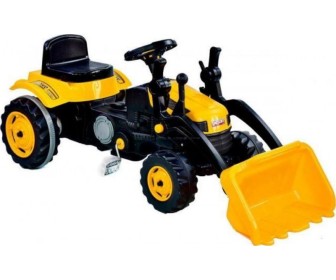 Tractor cu pedale Woopie Farmer MaxTrac Classic (Yellow/Black)