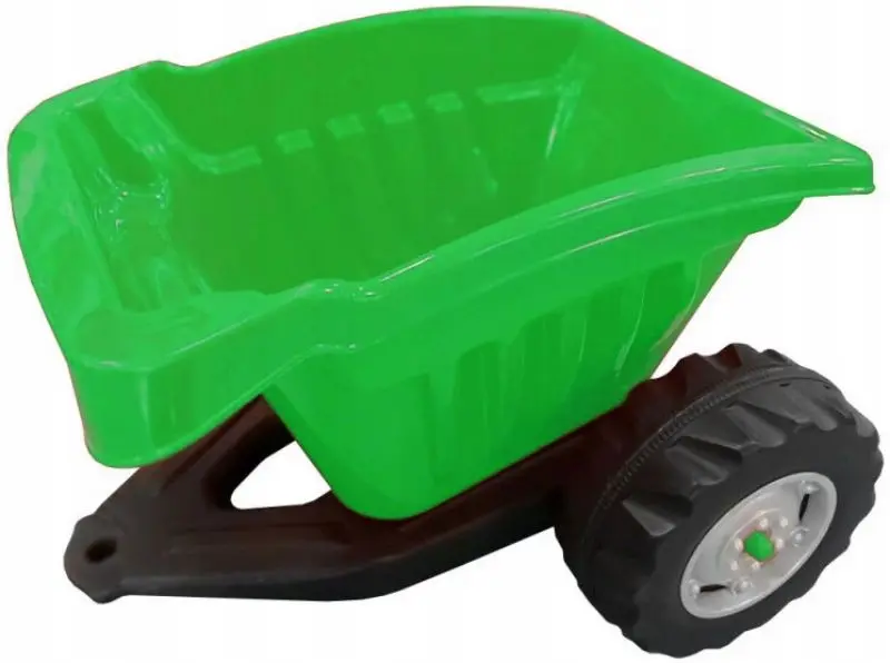 Remorca pentru tractor cu pedale Woopie Active Trailer (Green/Black)