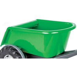 Remorca pentru tractor cu pedale Woopie Super Trailer (Green/Black) Thumb