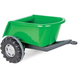 Remorca pentru tractor cu pedale Woopie Super Trailer (Green/Black)