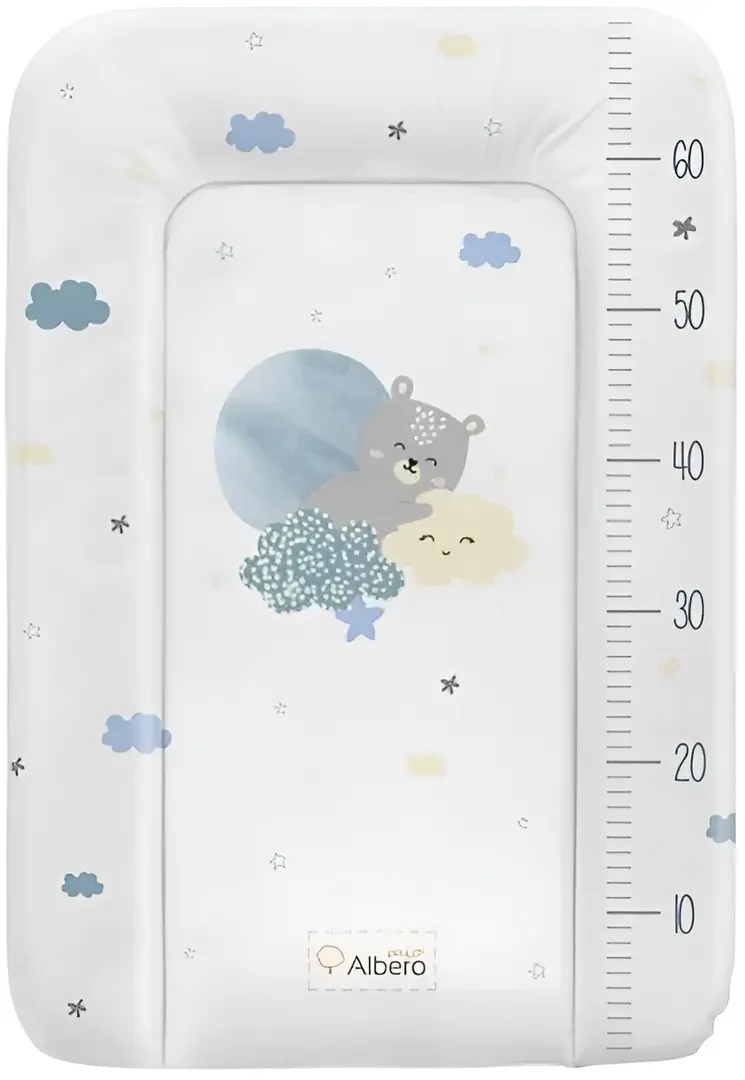 Пеленальник Albero Mio Bear 419 70x47 (White/Blue)