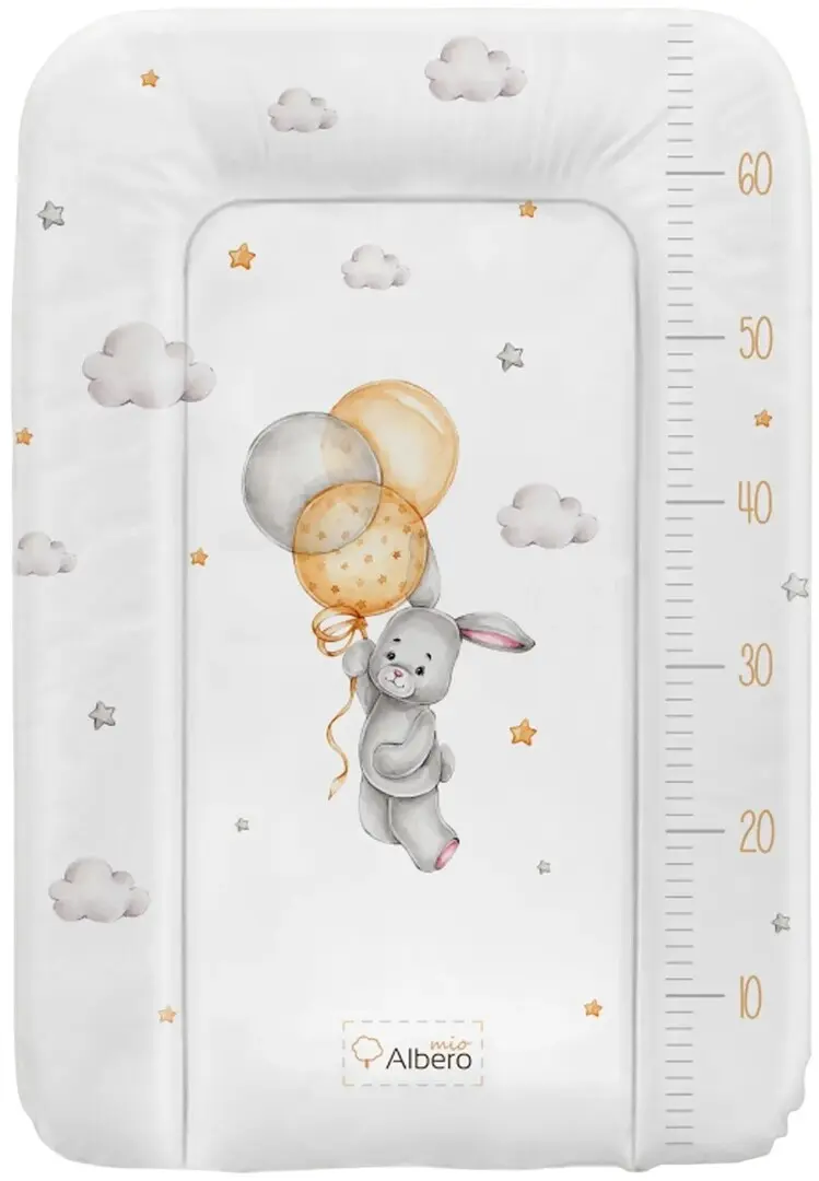 Пеленальник Albero Mio Bunny 420 70x47 (White/Grey)