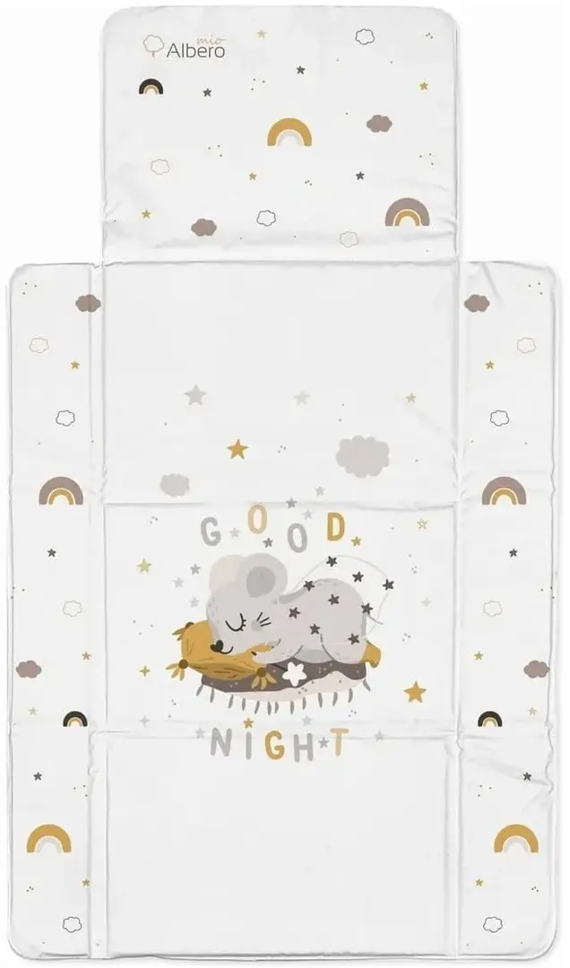 Пеленальник Albero Mio Good Night 77x44 (Grey)