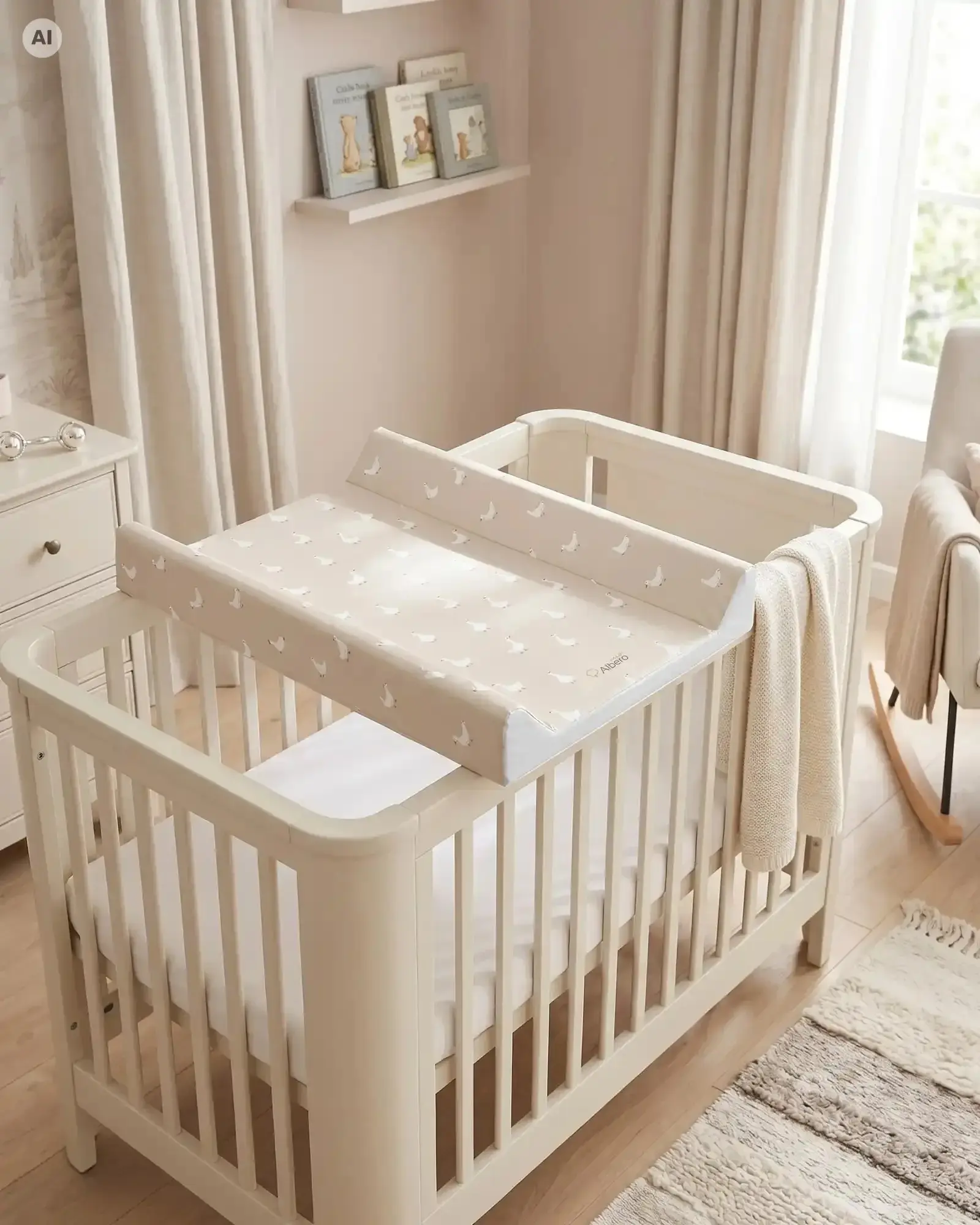 Пеленальник Albero Mio Goose 70x47 (Beige) - 2