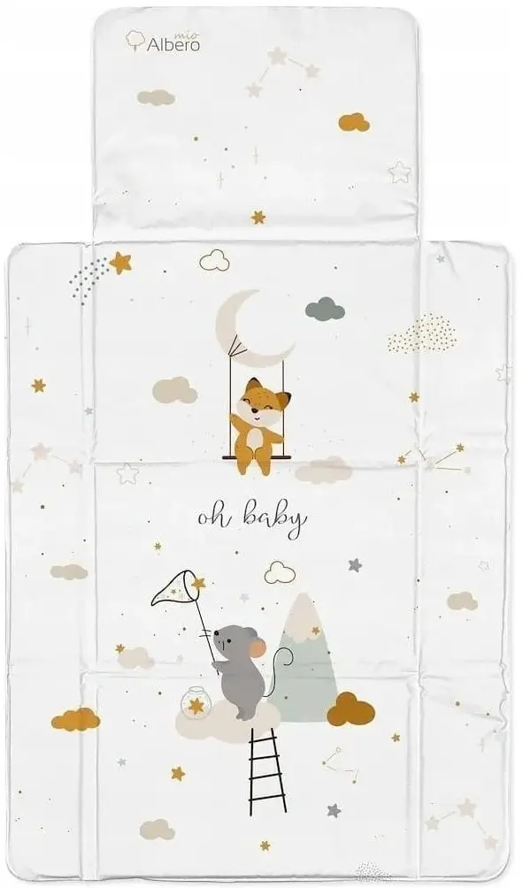 Пеленальник Albero Mio Mouse 77x44 (Grey)
