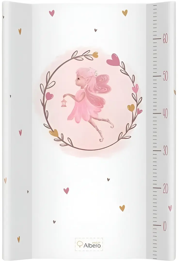 Пеленальник Albero Mio Princess 418 70x47 (White/Pink)