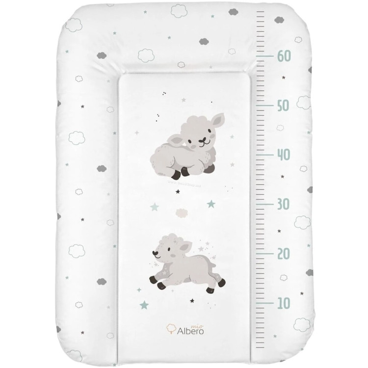 Saltea de infasat Albero Mio Sheep 70x50 (White/Grey)