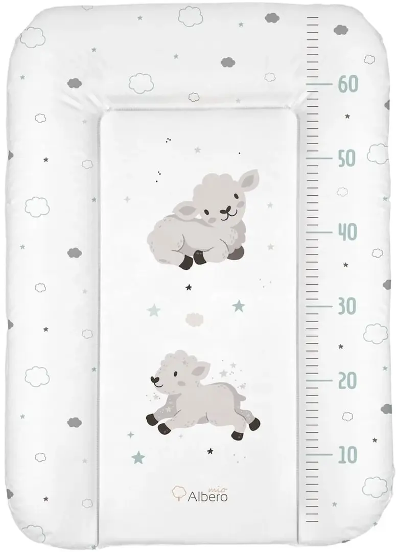 Пеленальник Albero Mio Sheep 70x50 (White/Grey)