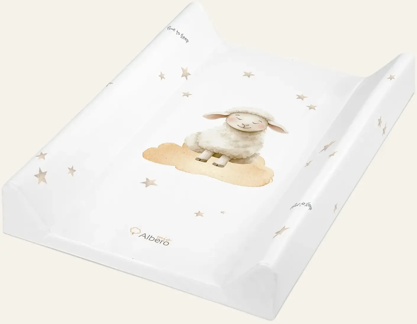 Пеленальник Albero Mio Sleeping Sheep 70x47 (White) - 2