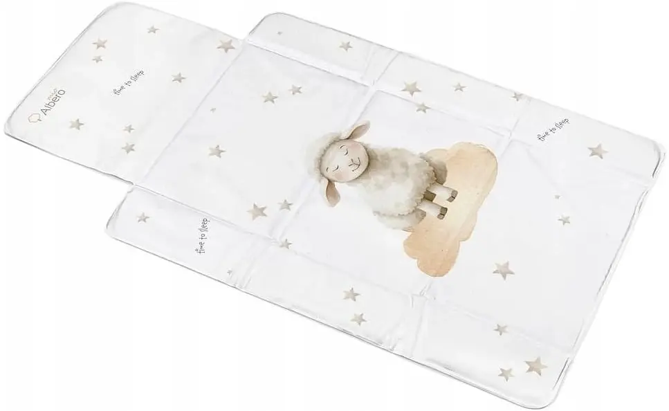 Пеленальник Albero Mio Sleeping Sheep 77x44 (Grey) - 2