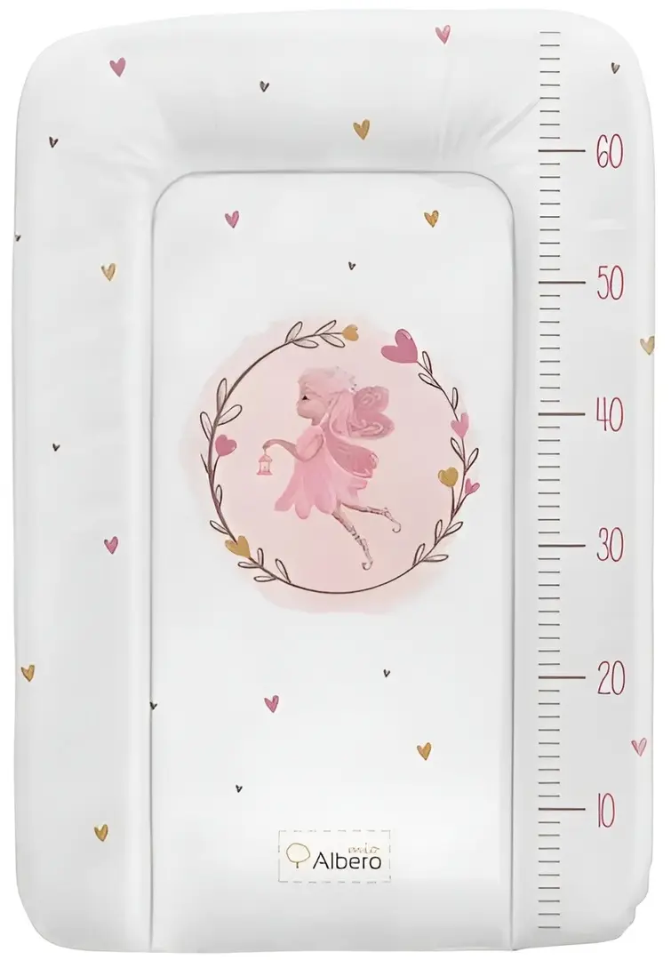 Пеленальник Albero Mio Princess 418 70x47 (White/Pink)