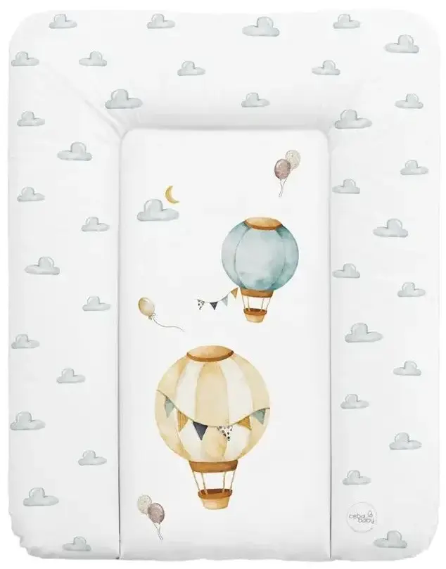 Пеленальник Ceba Baby Basic Balloons 70x50 (White)