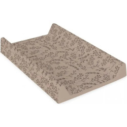 Пеленальник Ceba Baby Basic Flowers 70x50 (Brown) Thumb