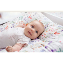 Пеленальник Ceba Baby Basic Spots 70x50 (White) Thumb