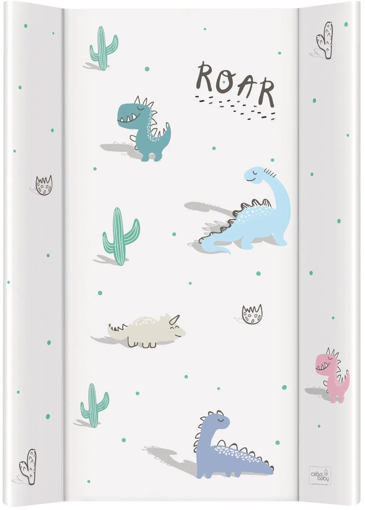 Пеленальник Ceba Baby Comfort Candy Andy Dino 70x50 (White)