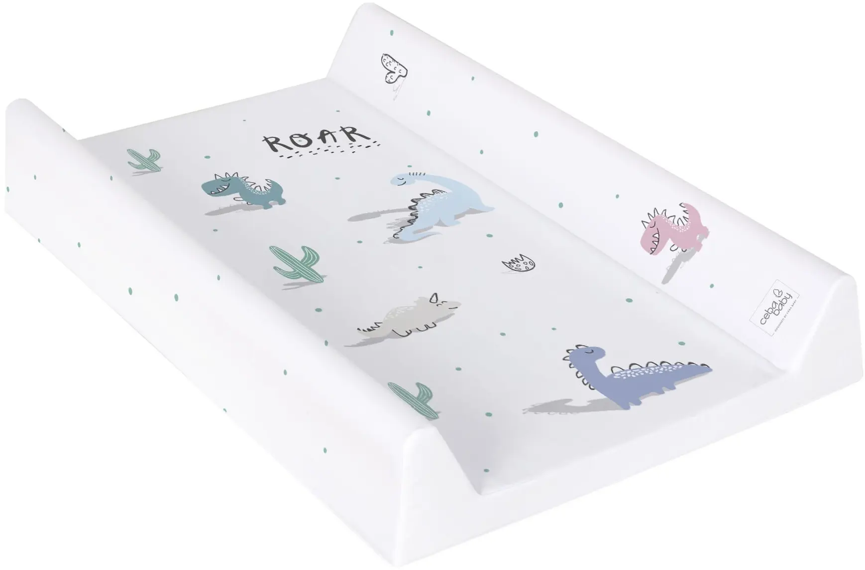 Пеленальник Ceba Baby Comfort Candy Andy Dino 70x50 (White)
