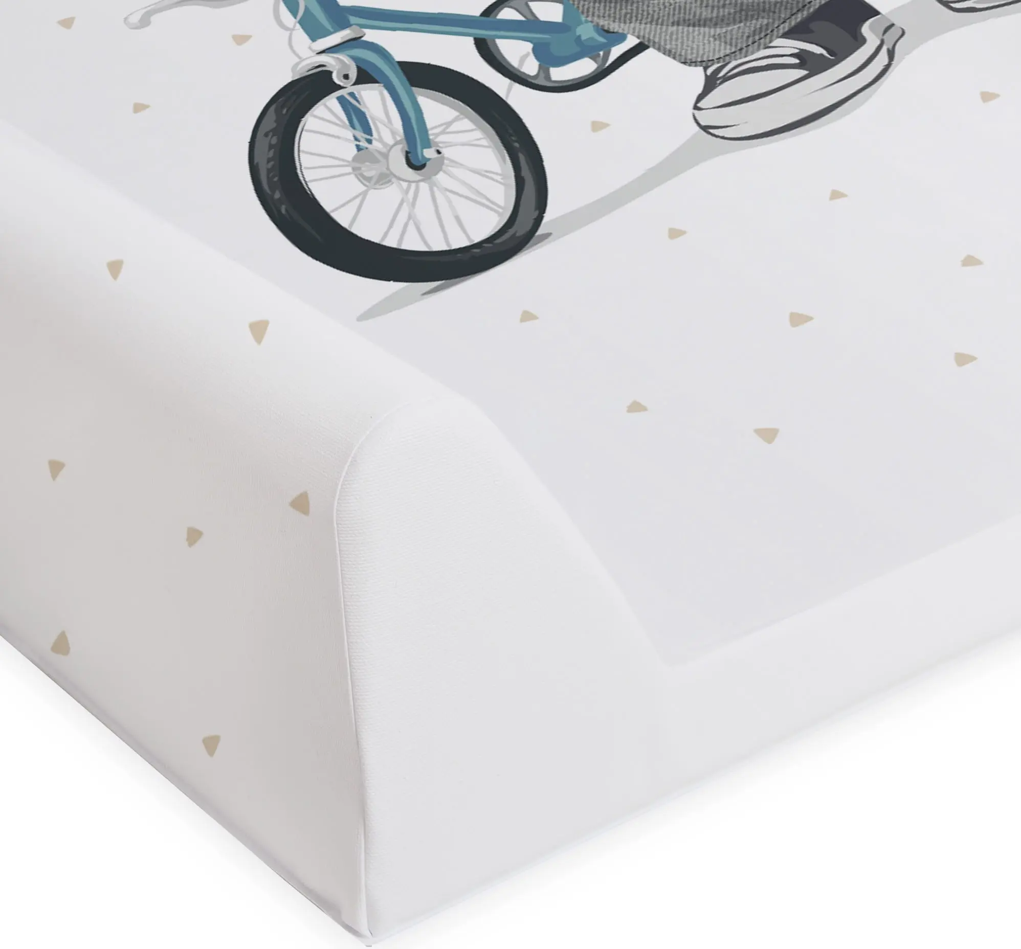 Пеленальник Ceba Baby Comfort Fluffy Puffy Bart 80x50 (White)