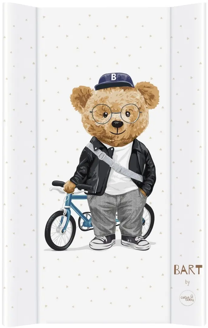 Пеленальник Ceba Baby Comfort Fluffy Puffy Bart 80x50 (White)