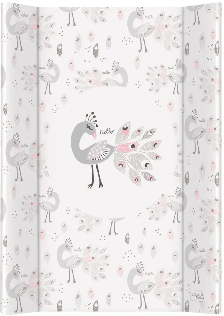 Пеленальник Ceba Baby Comfort Lolly Polly Peacock 70x50 (White)