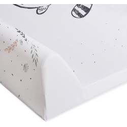 Пеленальник Ceba Baby Comfort Raccoon 70x50 (White) Thumb