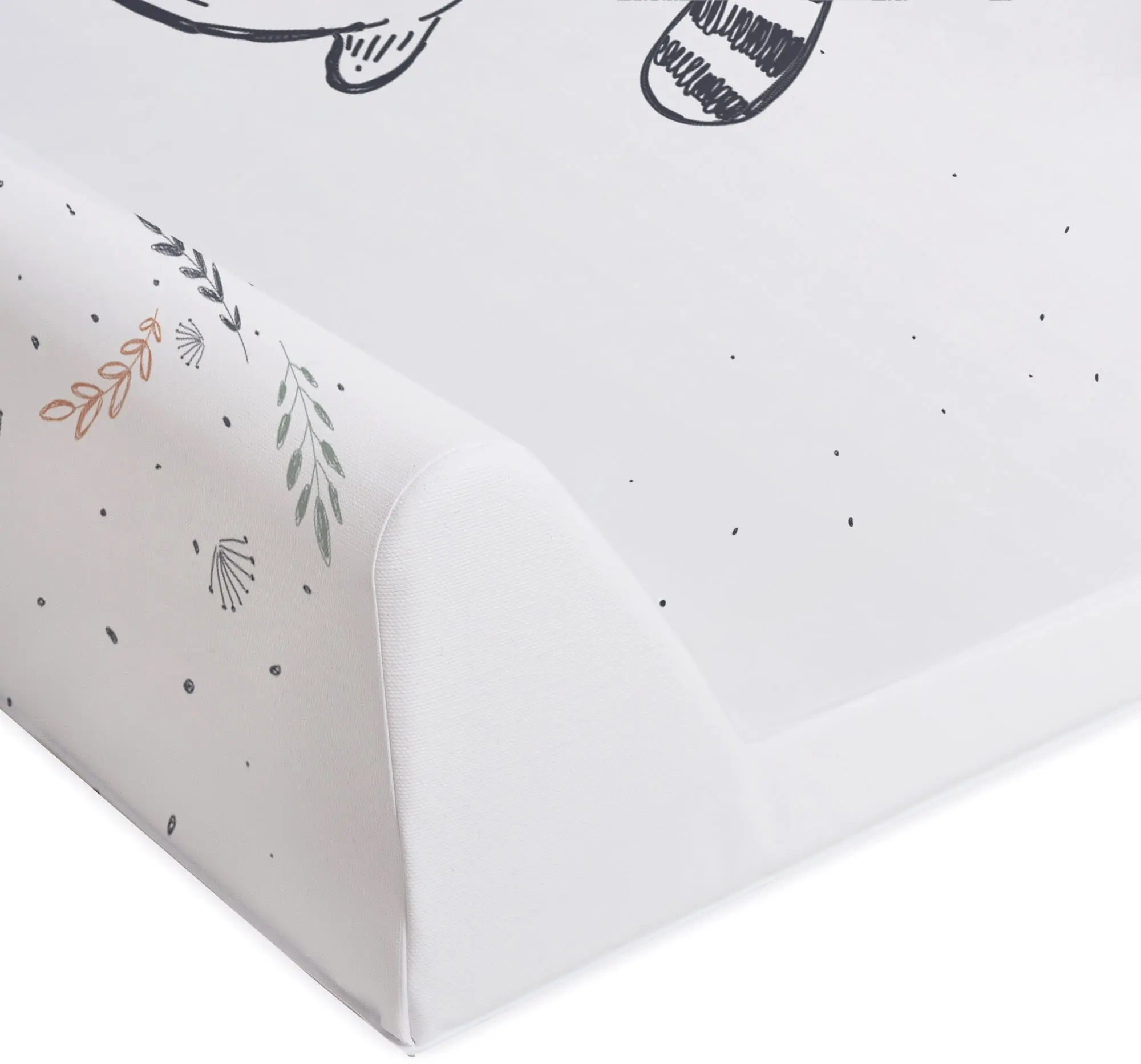 Пеленальник Ceba Baby Comfort Raccoon 70x50 (White)