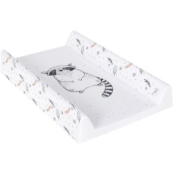 Пеленальник Ceba Baby Comfort Raccoon 70x50 (White) Thumb