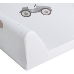 Пеленальник Ceba Baby Comfort Retro Cars 80x50 (White) Thumb