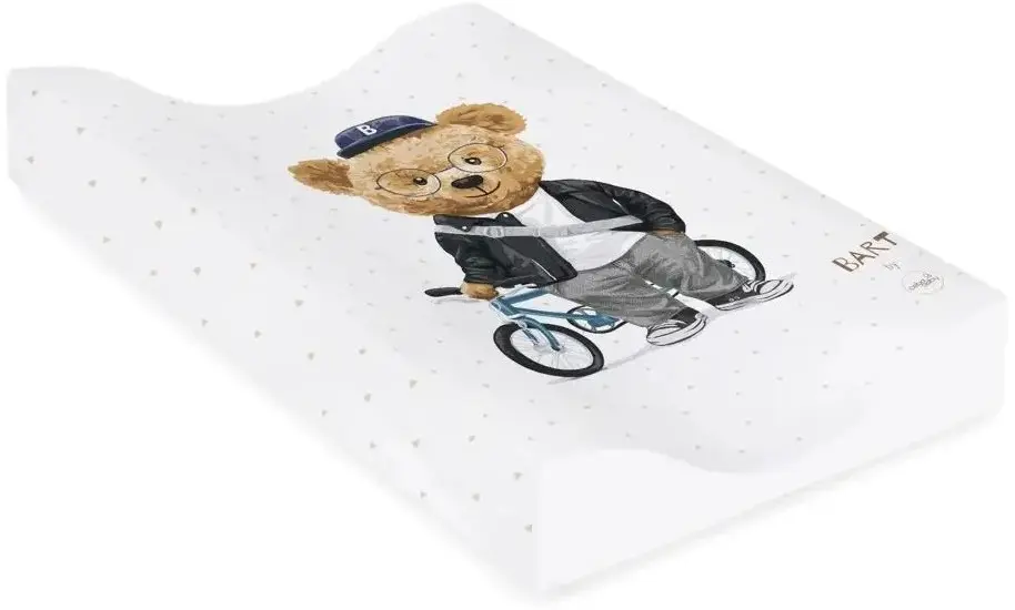 Пеленальник Ceba Baby Cosy Fluffy Puffy Bart 70x48 (White)