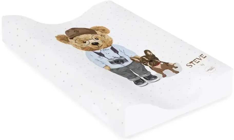 Saltea de infasat Ceba Baby Cosy Fluffy Puffy Steve 70x48 (White)