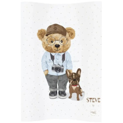 Пеленальник Ceba Baby Cosy Fluffy Puffy Steve 70x48 (White)