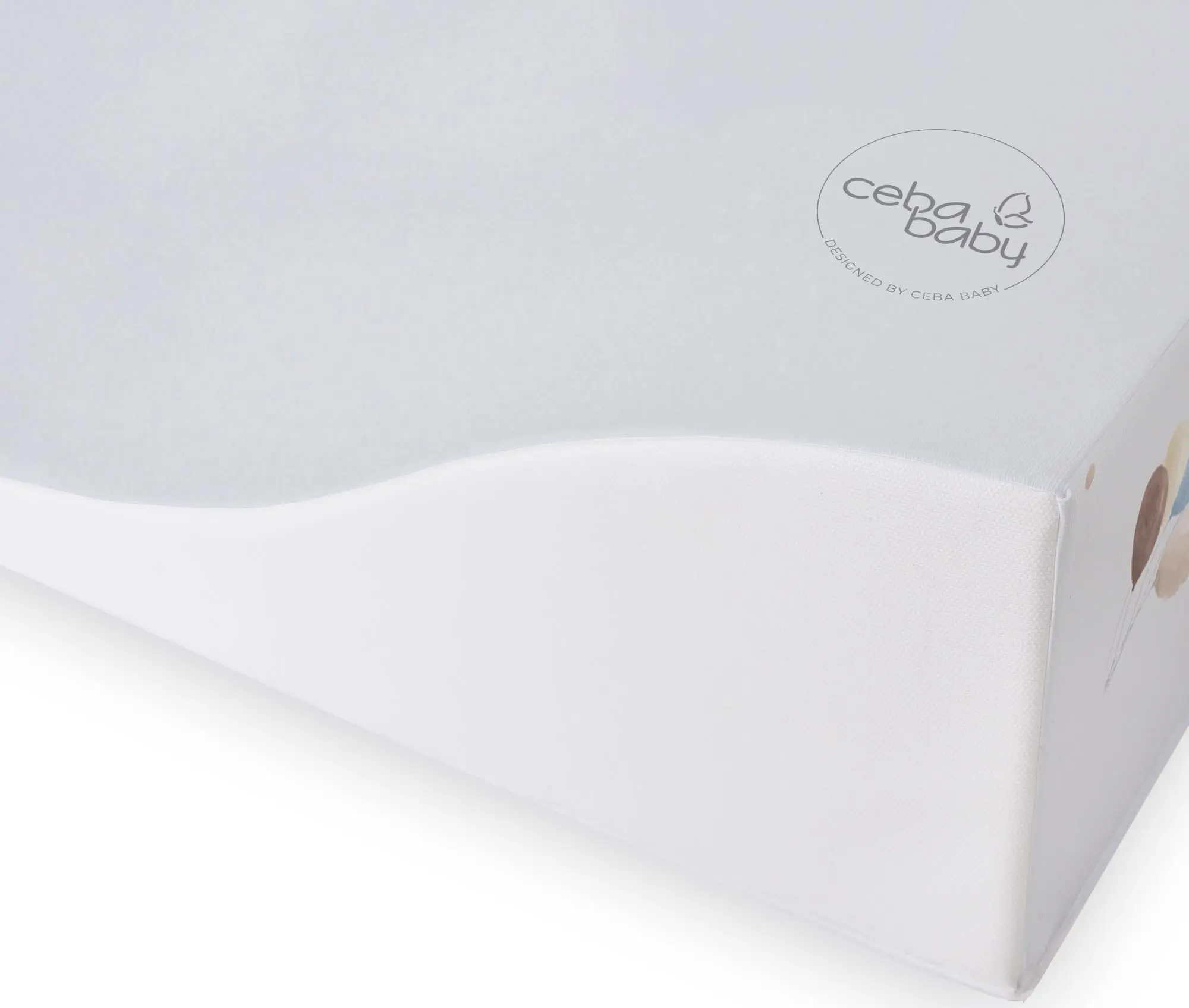 Saltea de infasat Ceba Baby Cosy Retro Cars 70x50 (White) - 3