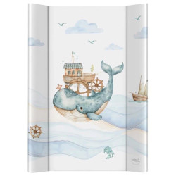 Пеленальник Ceba Baby Ultra Light Ocean Adventure 70x50 (White/Blue)