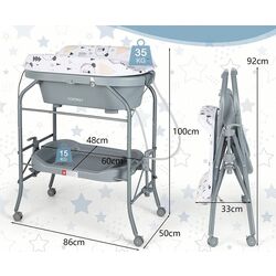 Masa de infasat 4in1 Costway AC10011EU-GR (Grey) Thumb