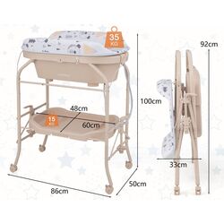 Masa de infasat Costway AC10011EU-MS (Beige) Thumb