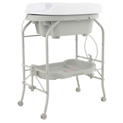 Masa de infasat cu cadita Costway AC10011EU-HS (Light Grey)