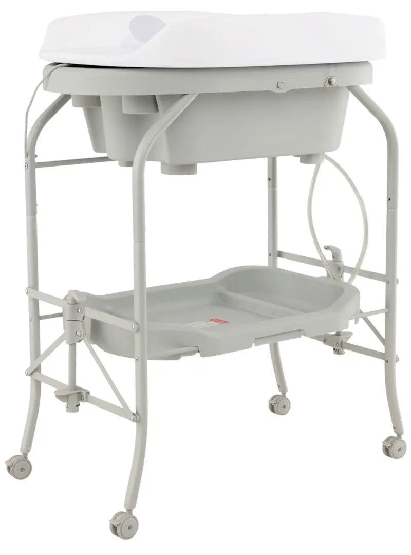 Masa de infasat cu cadita Costway AC10011EU-HS (Light Grey)