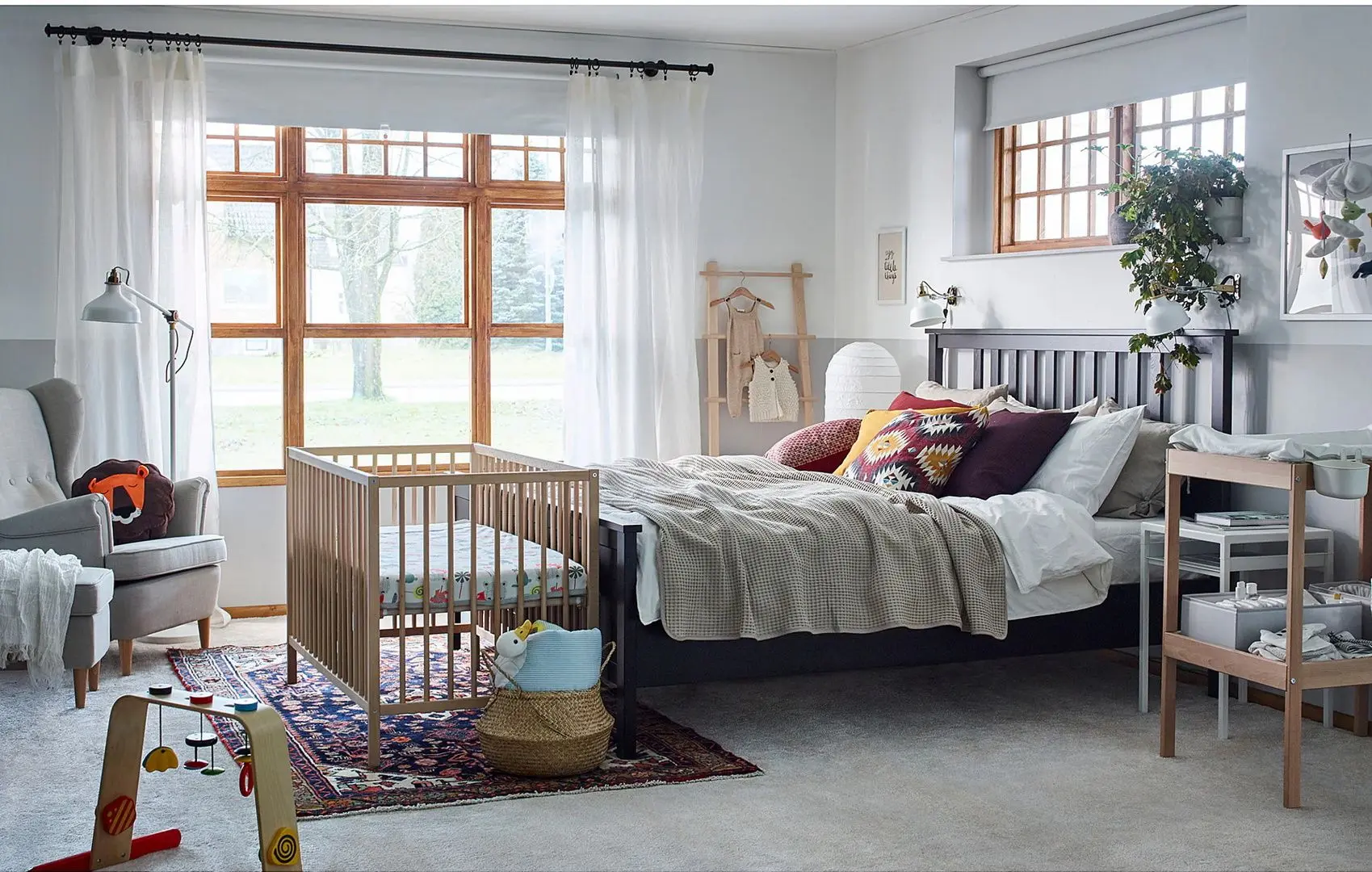 Masa de infasat Ikea Singlar 72x53 (Fag/Alb)