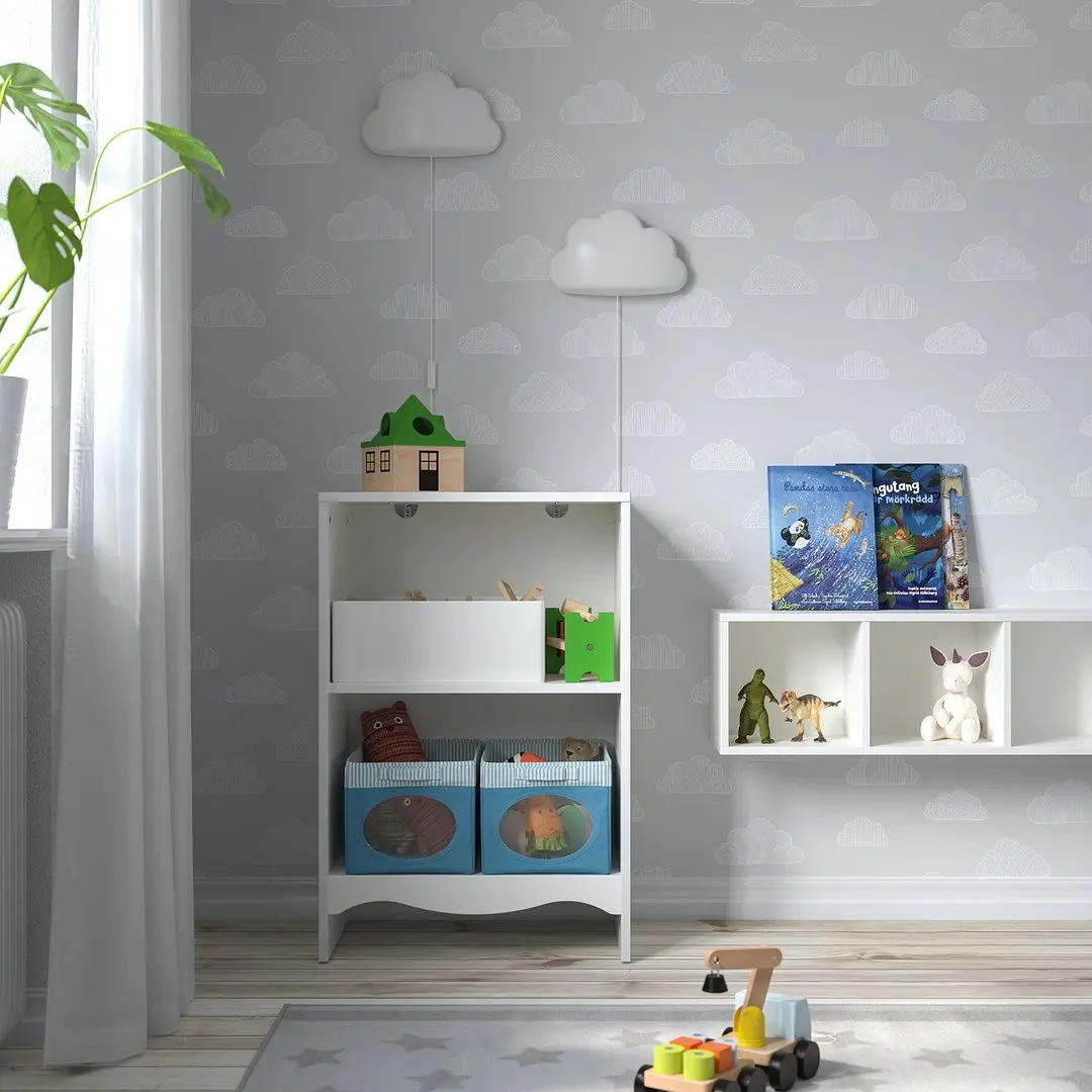 Masa de infasat Ikea Smagora 1 etajera (Alb) - 4