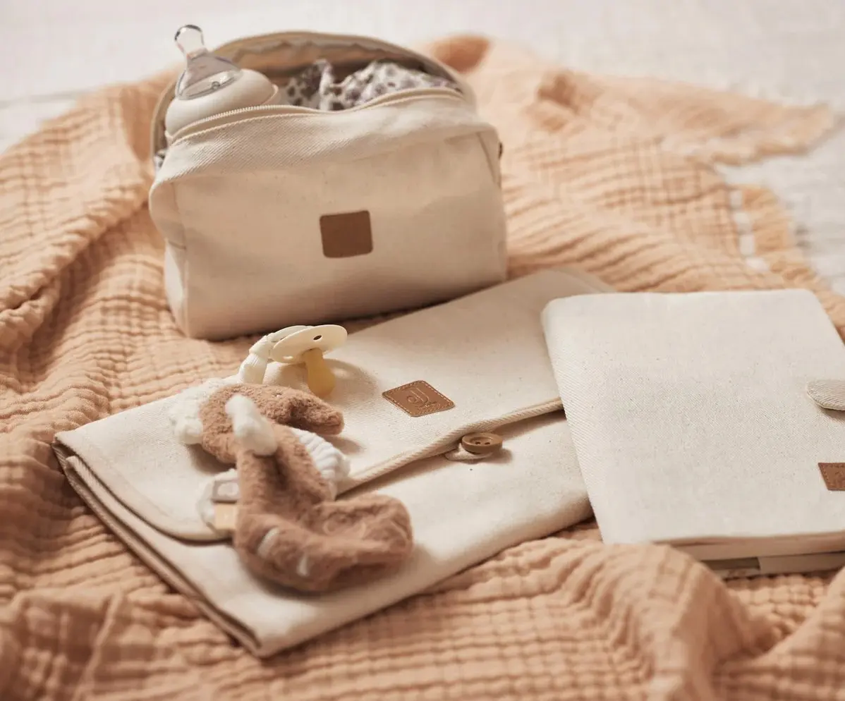 Пеленальник Jollein Twill 71x70 (Natural) - 7