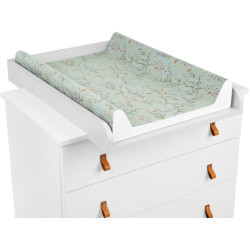 Saltea de infasat Kikka Boo Secret Garden Soft 70x50 (Green) Thumb