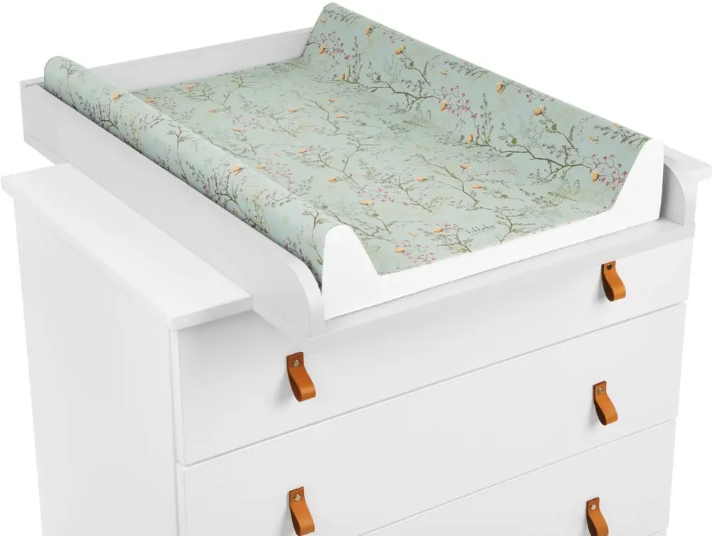 Saltea de infasat Kikka Boo Secret Garden Soft 70x50 (Green) - 3