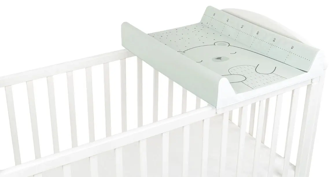 Saltea de infasat KikkaBoo Bear with me Hard 70x50 (Mint)